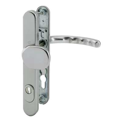 Luxembourg - Komplet pochwyt-klamka na szyldzie 36 mm z osłonką, stalowy