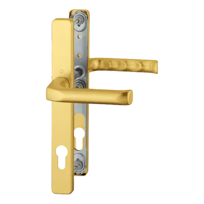 London - Complete set of door handles 30 mm, aluminum, gold F3