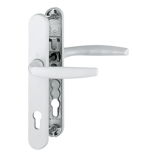 Atlanta - Handle Set on Narrow Plate 36 mm, White Color