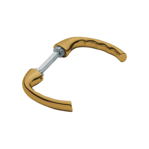 Tokyo - Para rękojeści do szyldu, złoty F4, trzpień 8 mm, 68-72 mm