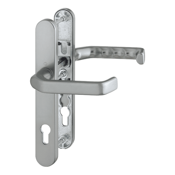 Liverpool - Handle Set on 36 mm Plate, Steel Color