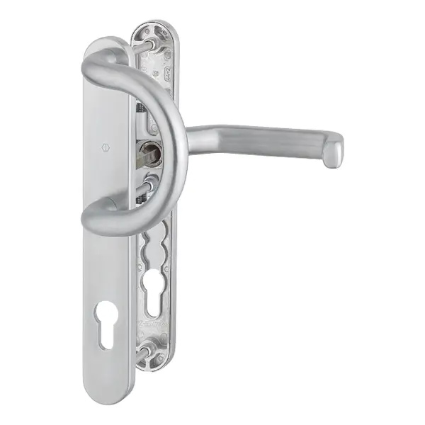 Liverpool - Komplet pochwyt-klamka na szyldzie 36 mm, stal szlachetna