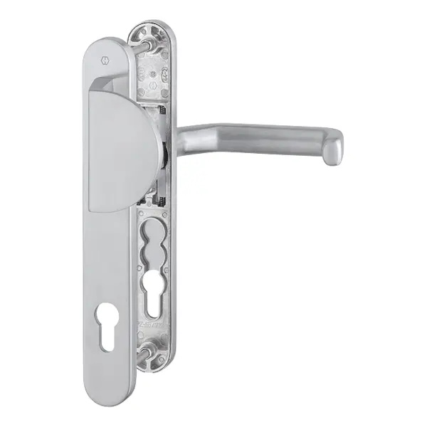 Liverpool - Komplet uchwyt-klamka na szyldzie 36 mm, stal szlachetna