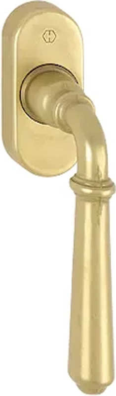 Elba - Klamka okienna z mosiądzu w kolorze złota antycznego F54