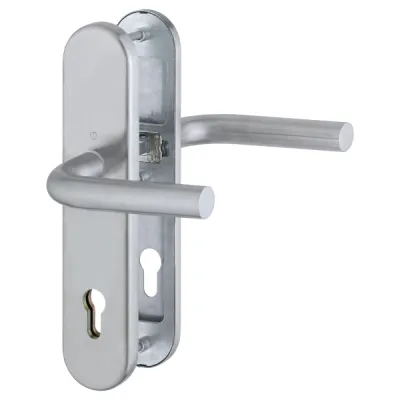 Komplet klamek Bonn ze stali nierdzewnej do drzwi zewnętrznych