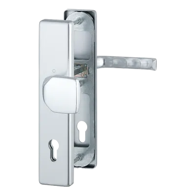 Pochwyt-klamka London długi szyld, kolor srebrny F1