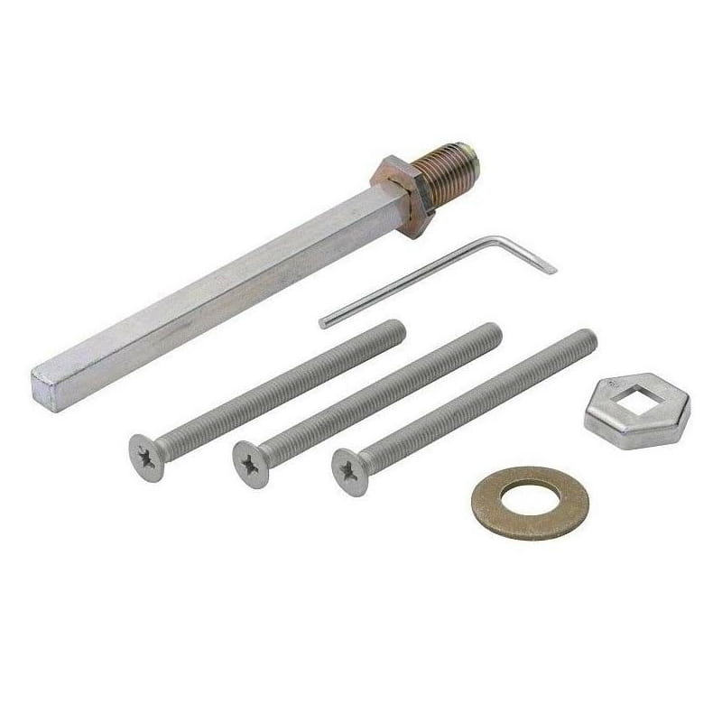 Zestaw mocujący do okuć ochronnych ES1/ES2 (gałko/klamka), kwadrat 8 mm