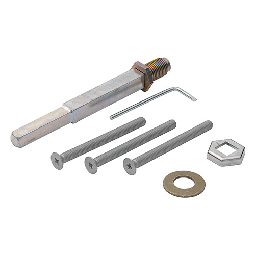 Zestaw mocujący do okuć ochronnych ES1/ES2 (gałko/klamka), kwadrat 10 mm