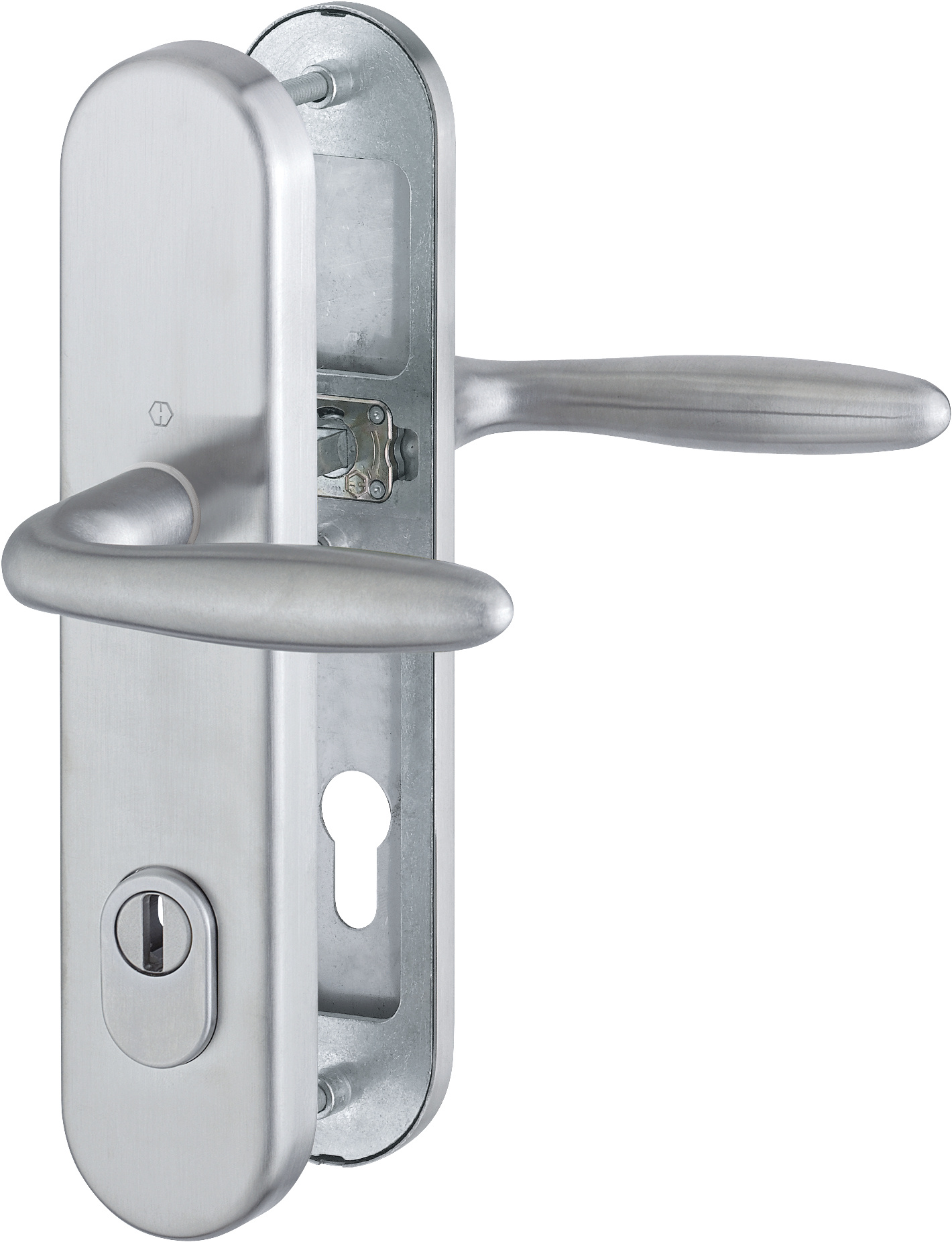 Komplet klamek Verona ze stali szlachetnej F69