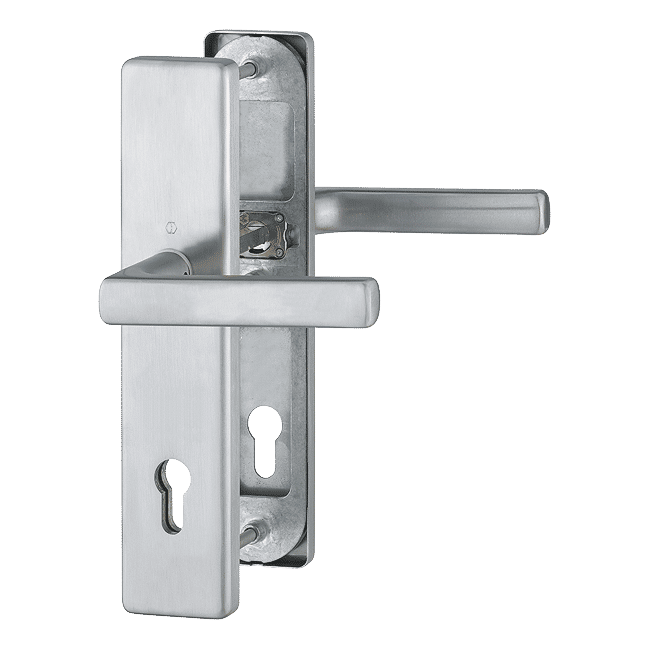 HOPPE Dallas External Door Handle Set, SK3/ES2 F69 Stainless Steel