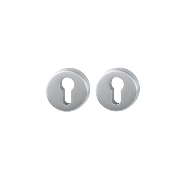 Komplet rozet E42KV ze stali szlachetnej F69 na klucz do drzwi