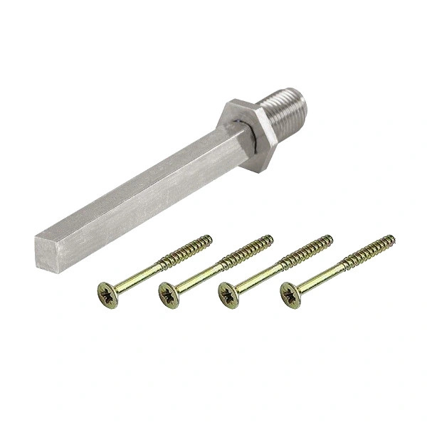 Mounting set for knob-handles for doors 67-72 mm thick