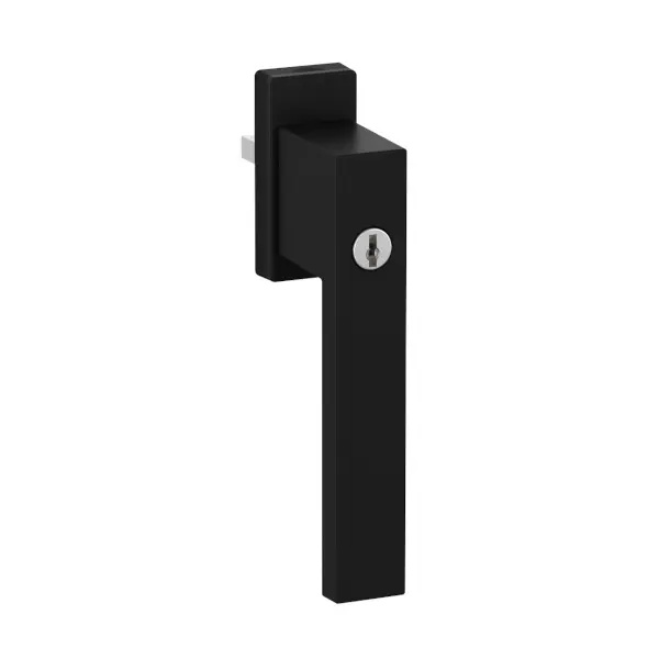 Dublin - Window Handle with Key, Black Color