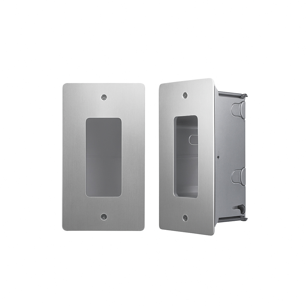 SOREX Unilock Flush - recessed box - silver color
