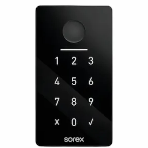 SOREX Unilock 2.0 - nowoczesny czytnik ścienny, kolor czarny