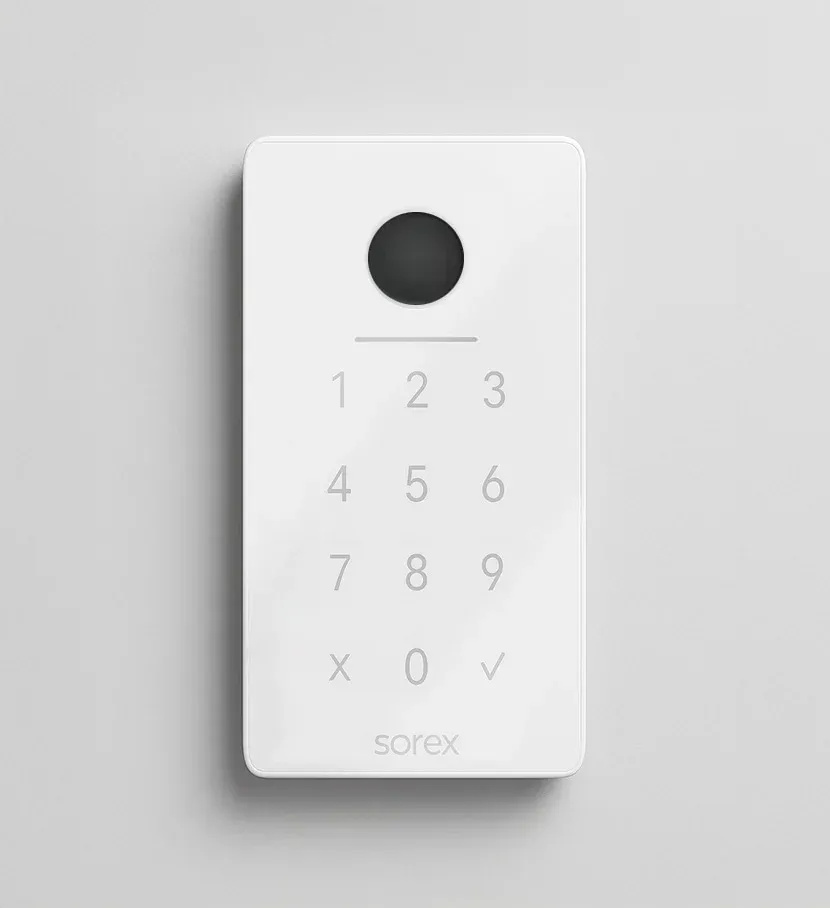 SOREX Unilock 2.0 - nowoczesny czytnik ścienny, kolor biały