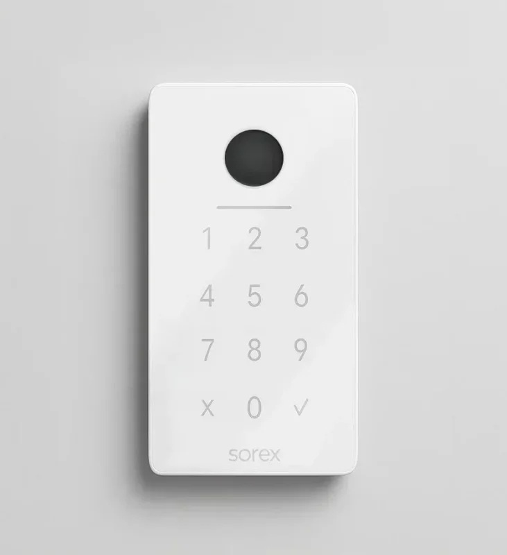 SOREX Unilock 2.0 - modern wall reader, white color – thumbnail 1