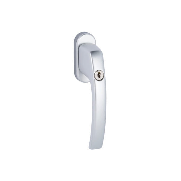 Angelika - Window Handle with Key, Silver F1