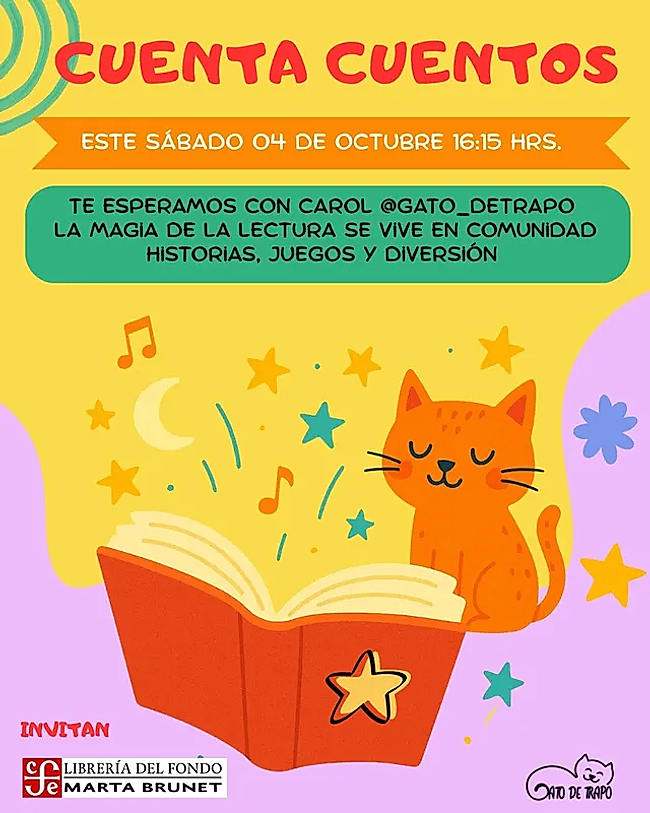 Cuentacuentos en Librería del Fondo