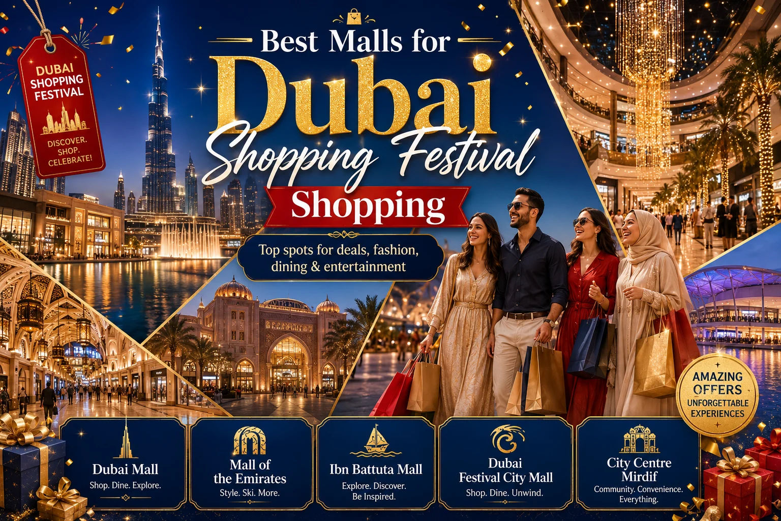 Best malls for Dubai Shopping Festival shopping