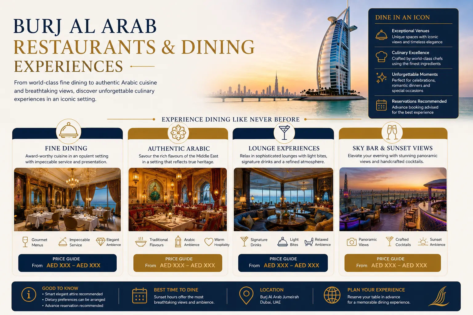 burj al arab restaurants