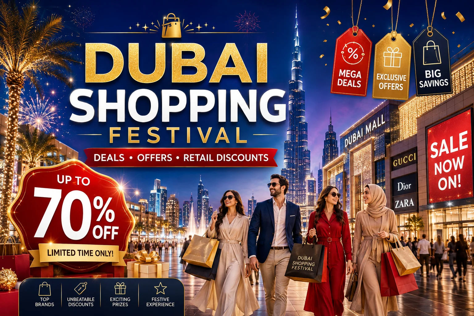 Dubai Shopping Festival deals offers and retail discounts