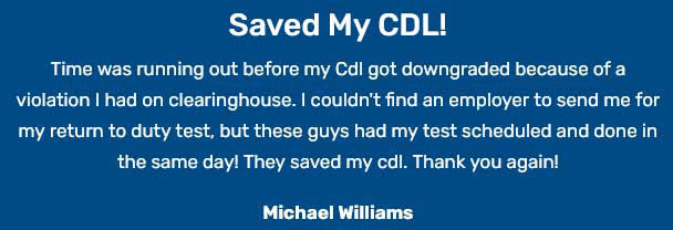 Saved My CDL!
