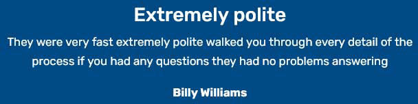 Extremely polite