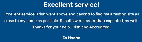 Excellent service!