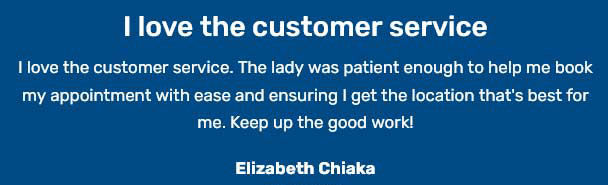 I love the customer service