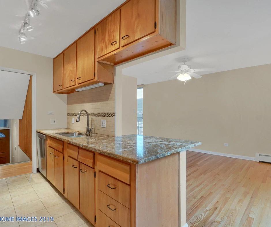 Before: Closed kitchen with wall
