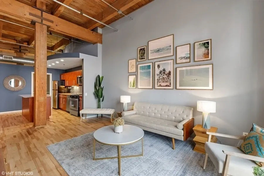 Kitchen before renovation - outdated cabinets