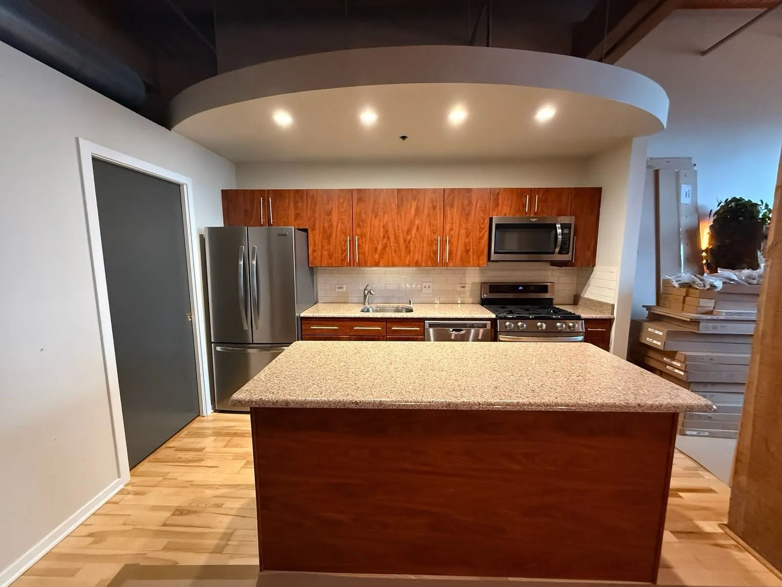 Before: Chicago home interior before full renovation