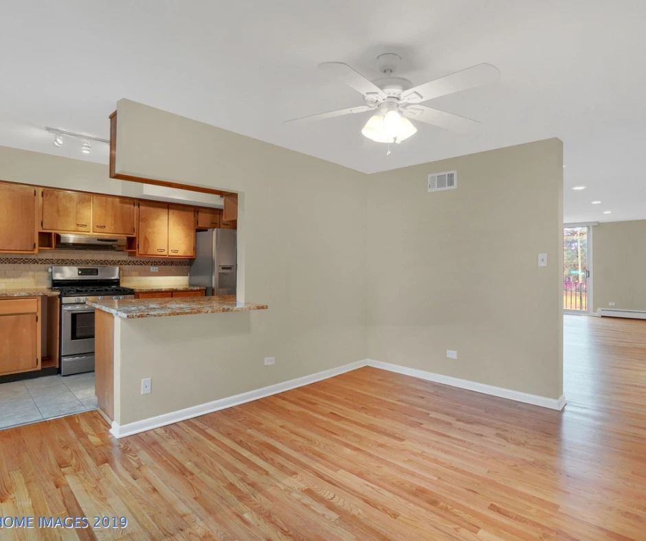 Before: Wall separating spaces