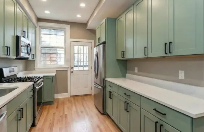River North kitchen remodel with custom USA-made cabinets by Assembly Squad