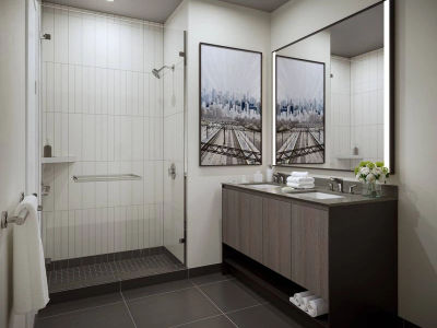 Custom bathroom vanity