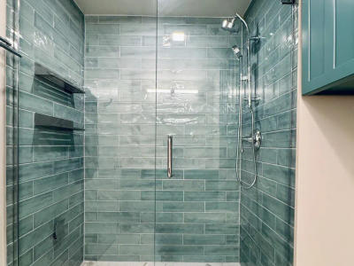 West Town bathroom remodeling -- vintage two-flat bathroom renovation
