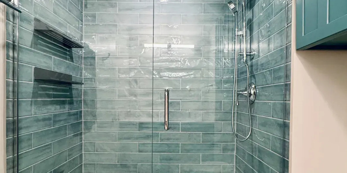 680 Lake Shore Drive Streeterville luxury bathroom after tub-to-shower conversion