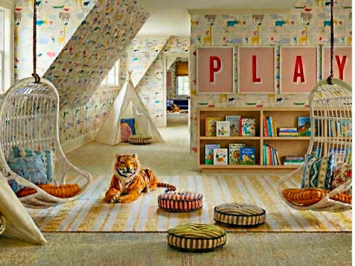 Basement family room