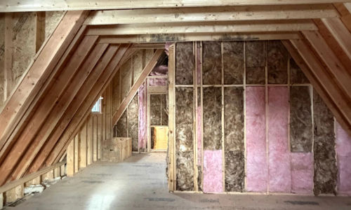 Primary suite attic conversion