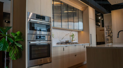 Contemporary condo kitchen update Streeterville Chicago