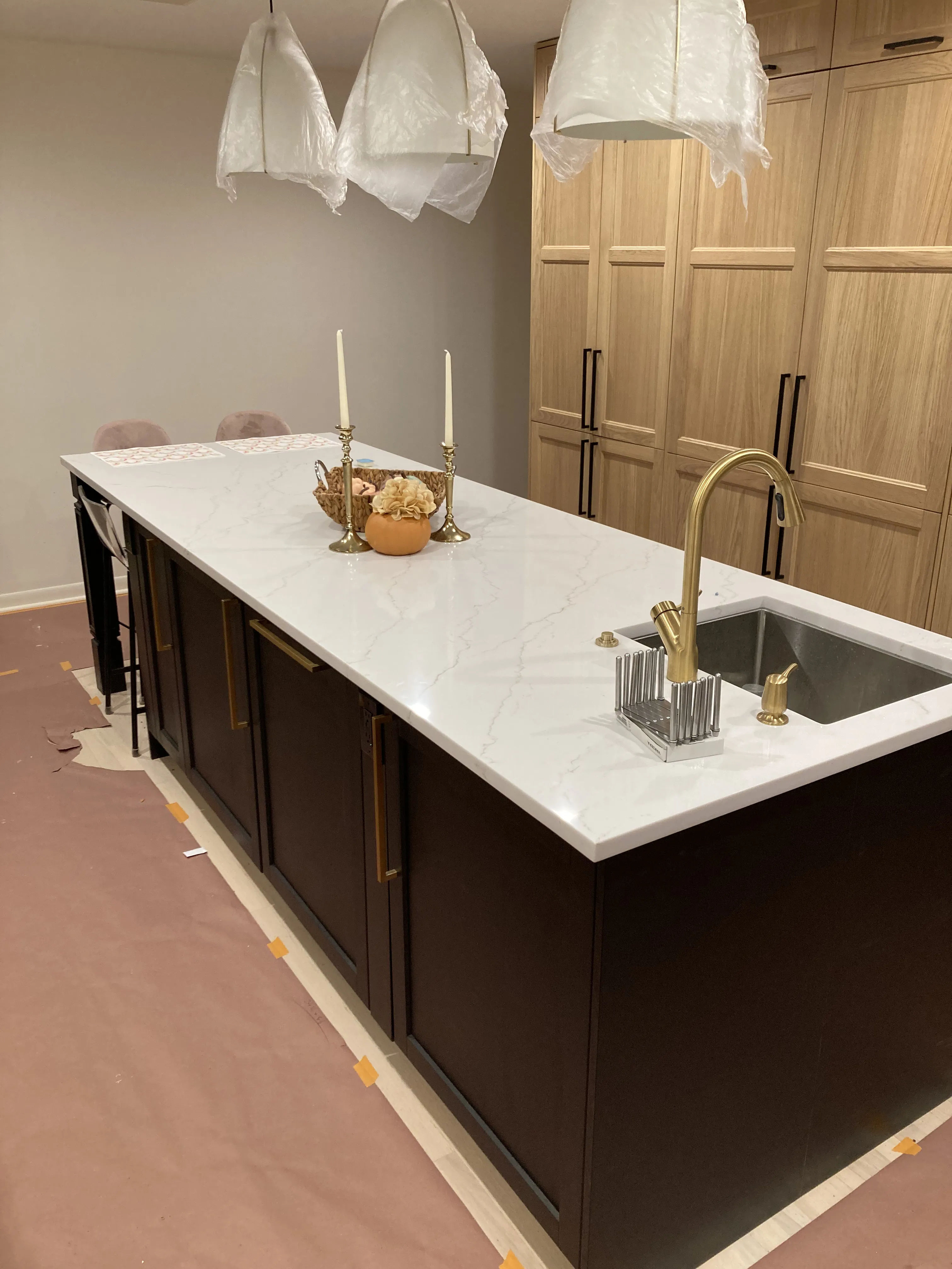 Hinsdale kitchen after remodel - cabinet detail