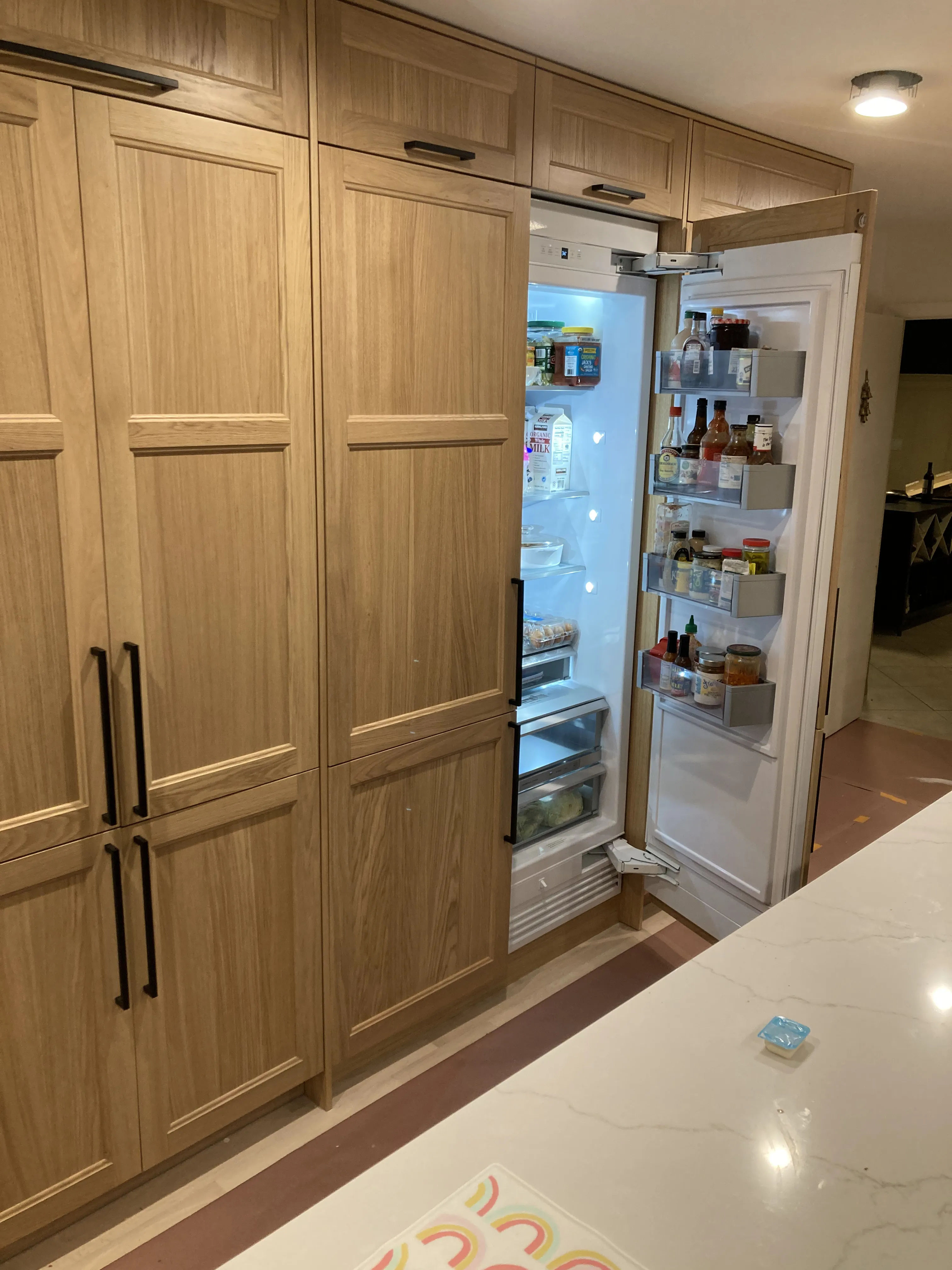 Hinsdale kitchen after remodel - countertop detail