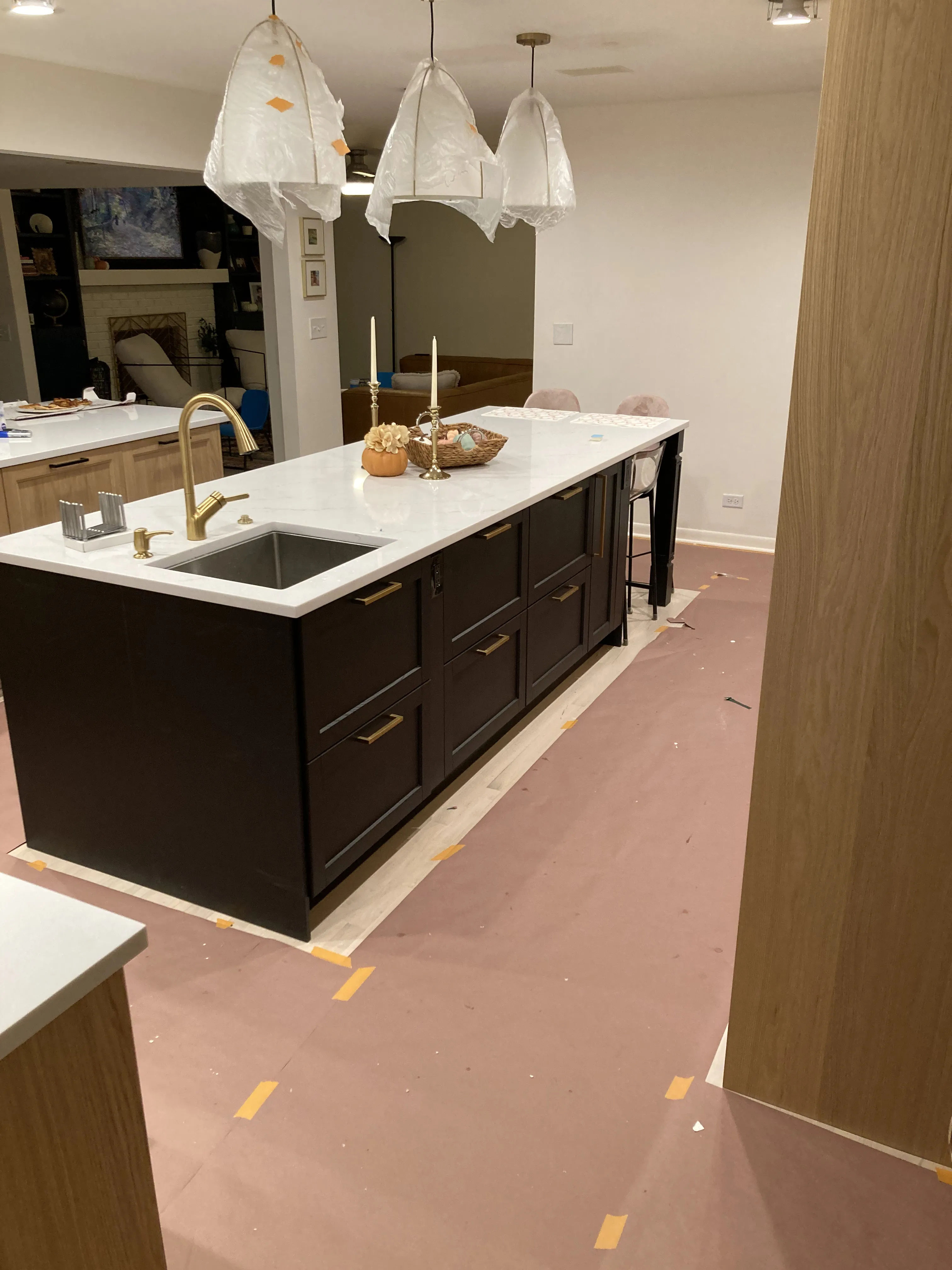 Hinsdale kitchen after remodel - full view