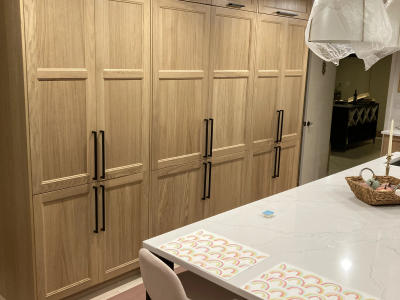 S. Bodin Street kitchen -- open floor plan after wall removal