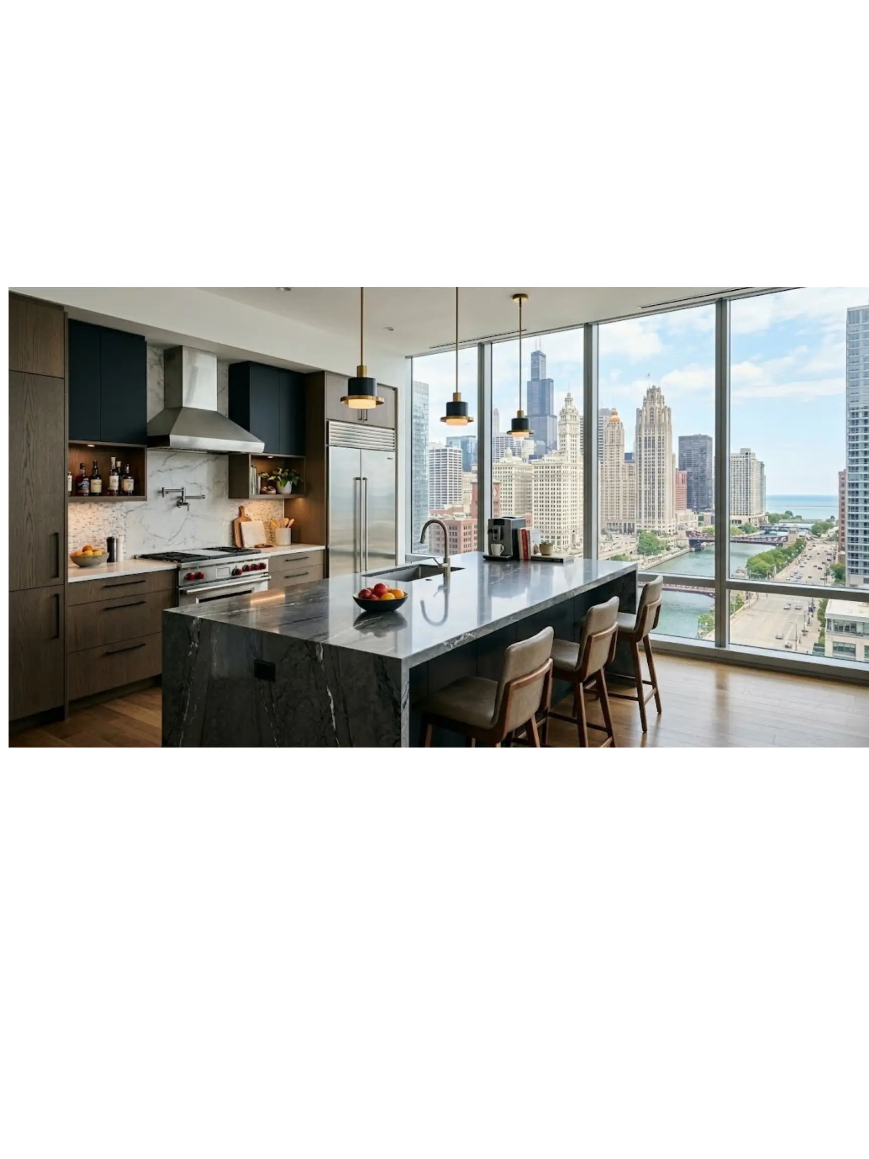 Chicago kitchen remodel cost 2026 -- completed kitchen renovation by Assembly Squad