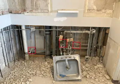 Gold Coast complete kitchen and bathroom condo remodeling at 1010 N Lake Shore Drive with modern finishes