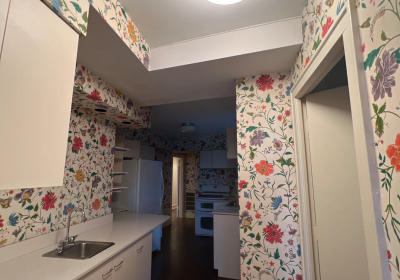 1242 N Lake Shore Drive original kitchen before full condo renovation -- dated 1990s condition