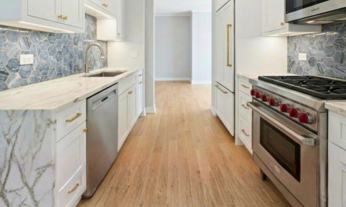 West Town kitchen remodeling -- loft and vintage two-flat kitchen renovation