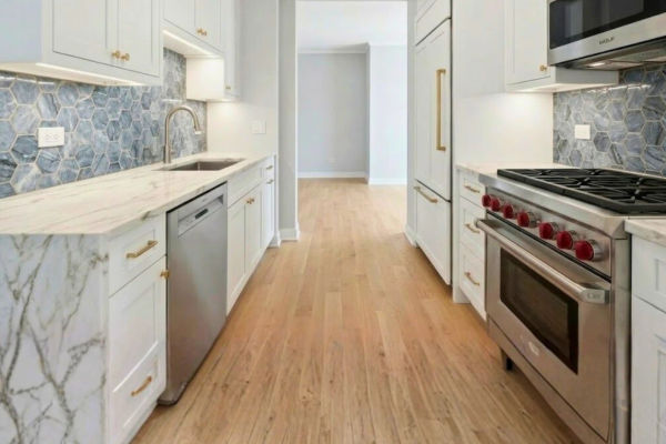 Luxury condo kitchen renovation at The Chandler, Lakeshore East Chicago